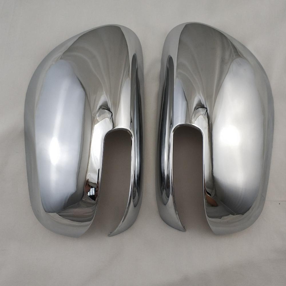 Car Black Chrome Carbon Fiber Mirror Cover for Toyota Avensis T250 2007~2009 Rearview Mirro Trim Set Car Cap Styling Accessories