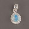 Oval Milky Opal Gemstone 925 Sterling Silver Boho Jewelry Handmade Pendant 1.20" PP-7-15