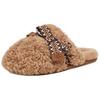 Maxi Comfortable Thick Sole Non-Slip Open-Toe Slippers Women Slippers Brown 1158266-CHE