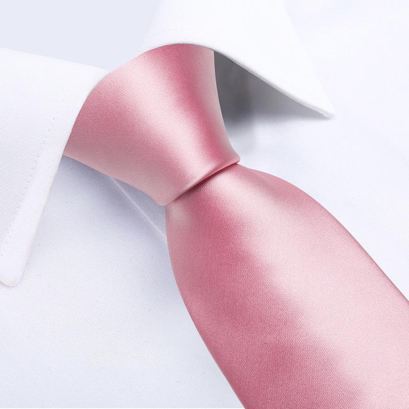 Men's Tie Formal Party Blue Boutonniere Silk Tie Handkerchief Cufflinks Tie Set for Wedding Accessories