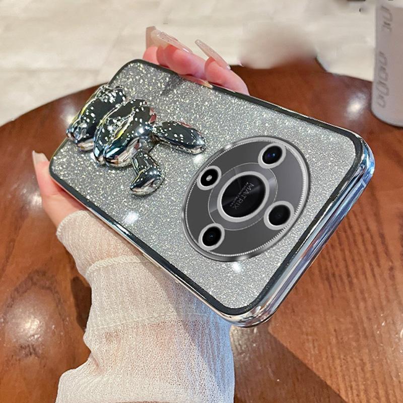 For Honor Magic6 Lite 5G/X9b 5G Case Cute Rabbit Shockproof Kickstand Phone Case