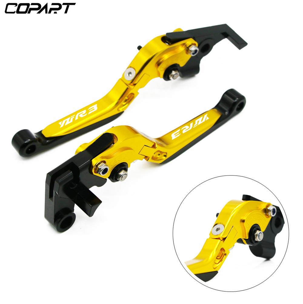 Аксессуары для мотоциклов Ручки руля Складные выдвижные регулируемые рычаги тормоза и сцепления YZF-R3 для Yamaha YZF R3 YZFR3 2015-2025