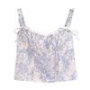 Kaslead Fashion All-Match Print Small Top Sling
