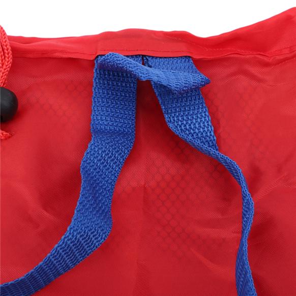 Красный пляжный игрушечный сетчатый рюкзак, сетчатая сумка большой емкости, сумка для хранения большой емкости