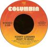 7inch Record KENNY LOGGINS - Heart To Heart 3803377 Columbia 1982 US Rock Used