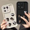 Cute 3D Coal Ball Coffee Phone Case For Xiaomi Note 13 11 Pro Plus Turbo 12S 11S 10S 10 Redmi 12 10C 12C 13C 4G 5G Capa