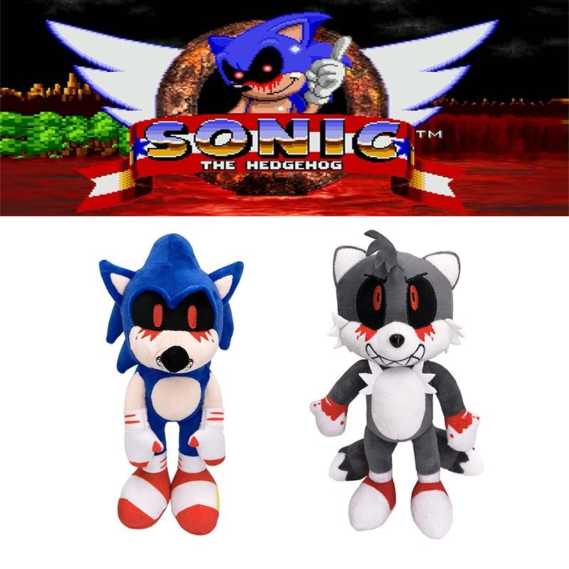 Sonic Exe Plush Toy Evil Blood Soft Stuffed Doll Spirits Of Hell For Kids