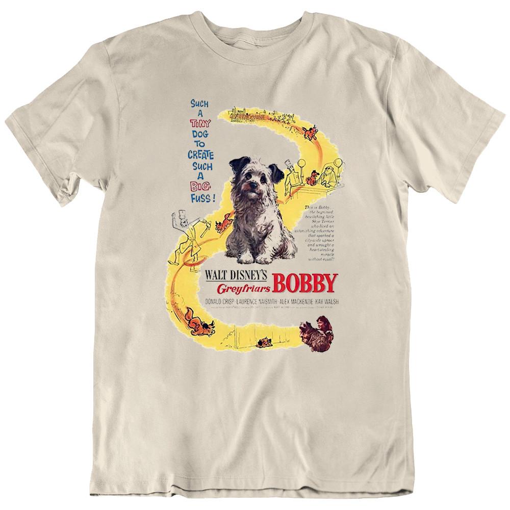 Dog, Greyfriars Bobby Movie Retro T Shirt Tee Gift New