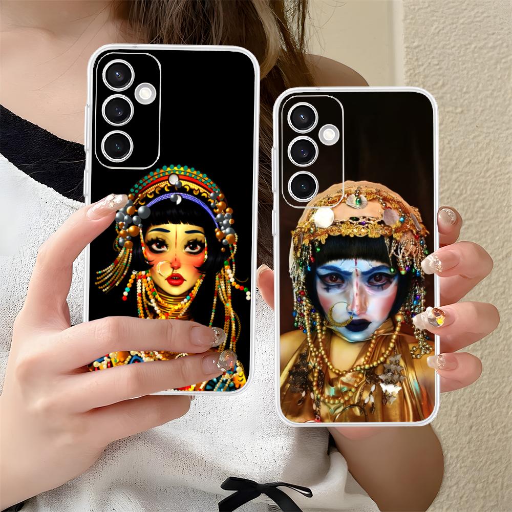 Jibaro Siren Mobile Cell Phone Case for Samsung Galaxy S25 S24 S23 S22 S21Plus FE Ultra Clear Colorful Cover Smartphone Luxury