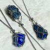 1PC Design Crystal Cage Necklace Holder Net Metal Chain Stone Collecting Holder Adjustable Pendant Copper Jewelry Accessories