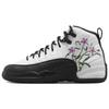 Детские кроссовки Air 12 Retro GS Floral White Vivid-Green Lavender-Mist DR6956-100