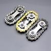 Chain Fingertip Decompression Gyroscope, Relieve Stress Decompression Toy,Pocket-Sized Metal Fingertip Gear Chain