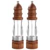 Wooden Salt Pepper Grinder Manual Acrylic Spice Mills Adjustable Coarseness Seasoning Bottle Kitchen Tools