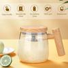 Self Stirring Mug Rechargeable Electric Mixing Cup Durable Glass Cup