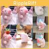 Adorable Soft Bubble-blowing Capybara Plush Keychain Creative Backpack Accessory