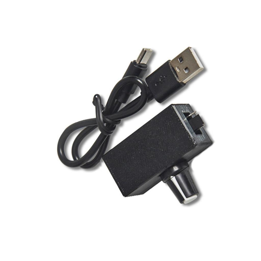 Регулируемый контроллер скорости вентилятора охлаждения ПК USB-кабель-адаптер 4Pin DC5V-12V преобразователь питания с 2/3-сторонним разветвителем