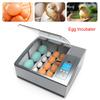 Fully Automatic Digital Egg Incubator, 16 Egg Capacity w/ LCD Display, 110V/12V Dual Voltage, Temperature and Humidity Control