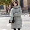 New Cotton Jacket for Women's Mid-length Bread Jacket Thickened Loose Winter Hooded Cotton Jacket