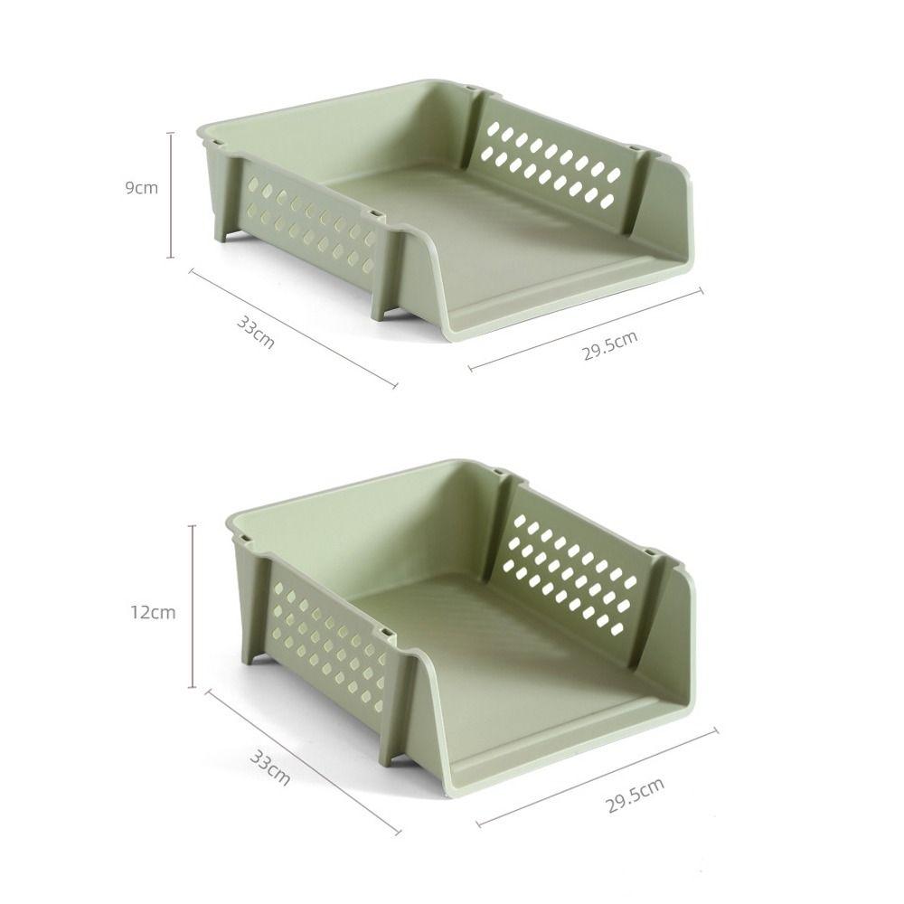 Держатель лотка для документов для дома, штабелируемый многослойный кейс для хранения бумаги, креативная стойка для файлов для дома и офиса