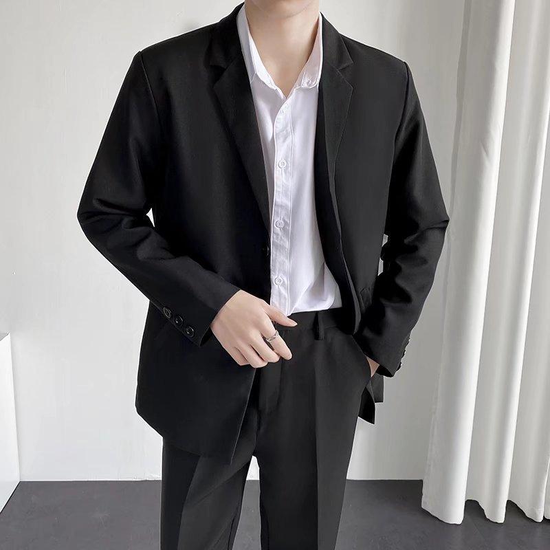 Men's Casual Suit Top Loose Business Jacket Slim Gathering Party Jacket