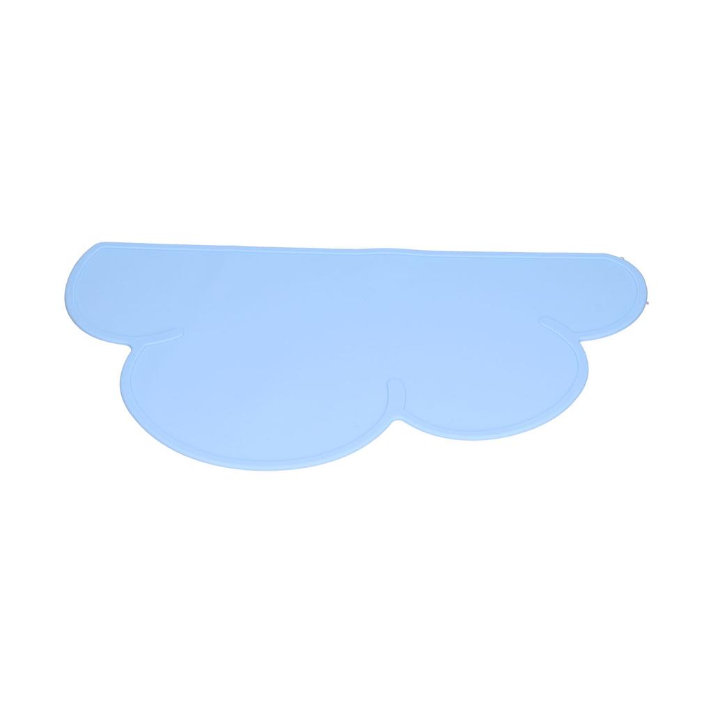 Cloud Shaped Waterproof Placemat NonSlip Silicone Table Mat Kids Table Pad for Home Travel(Sky Blue