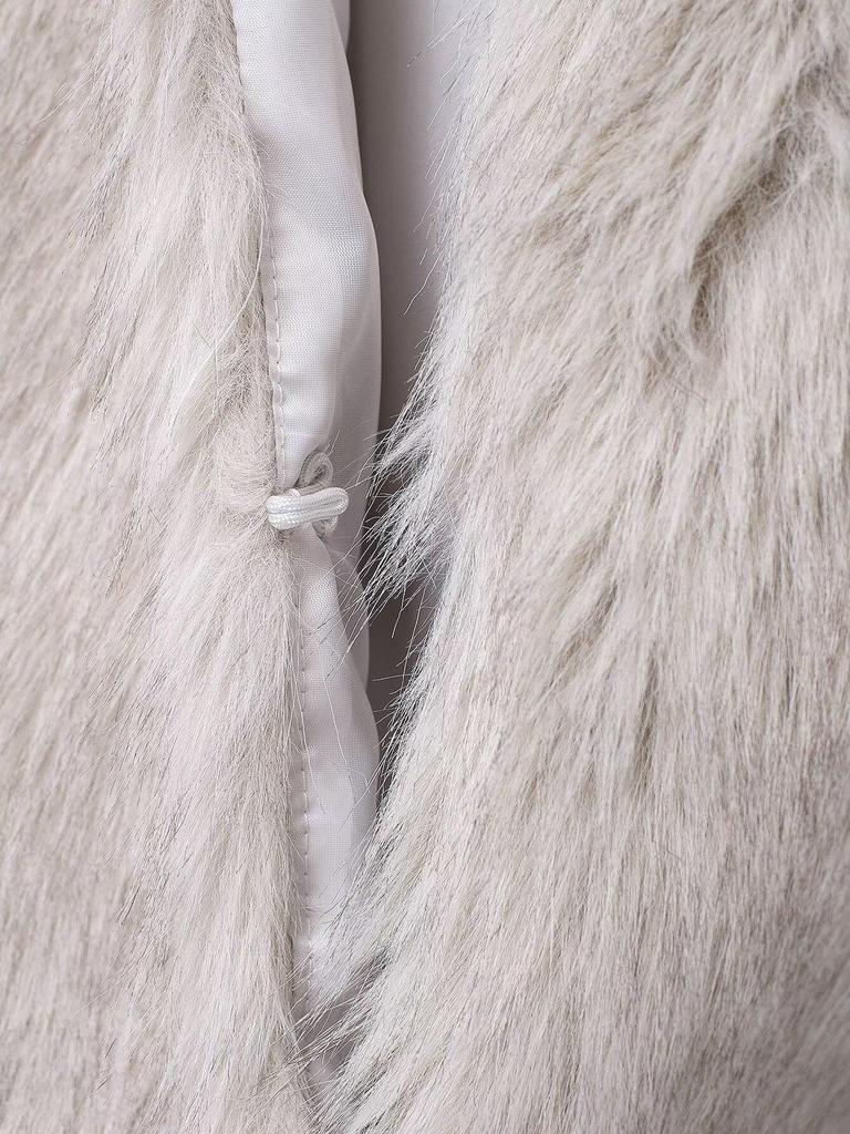 2024 Осень Женская Куртка-Пальто из Искусственного Меха в Европейском и Американском Стиле