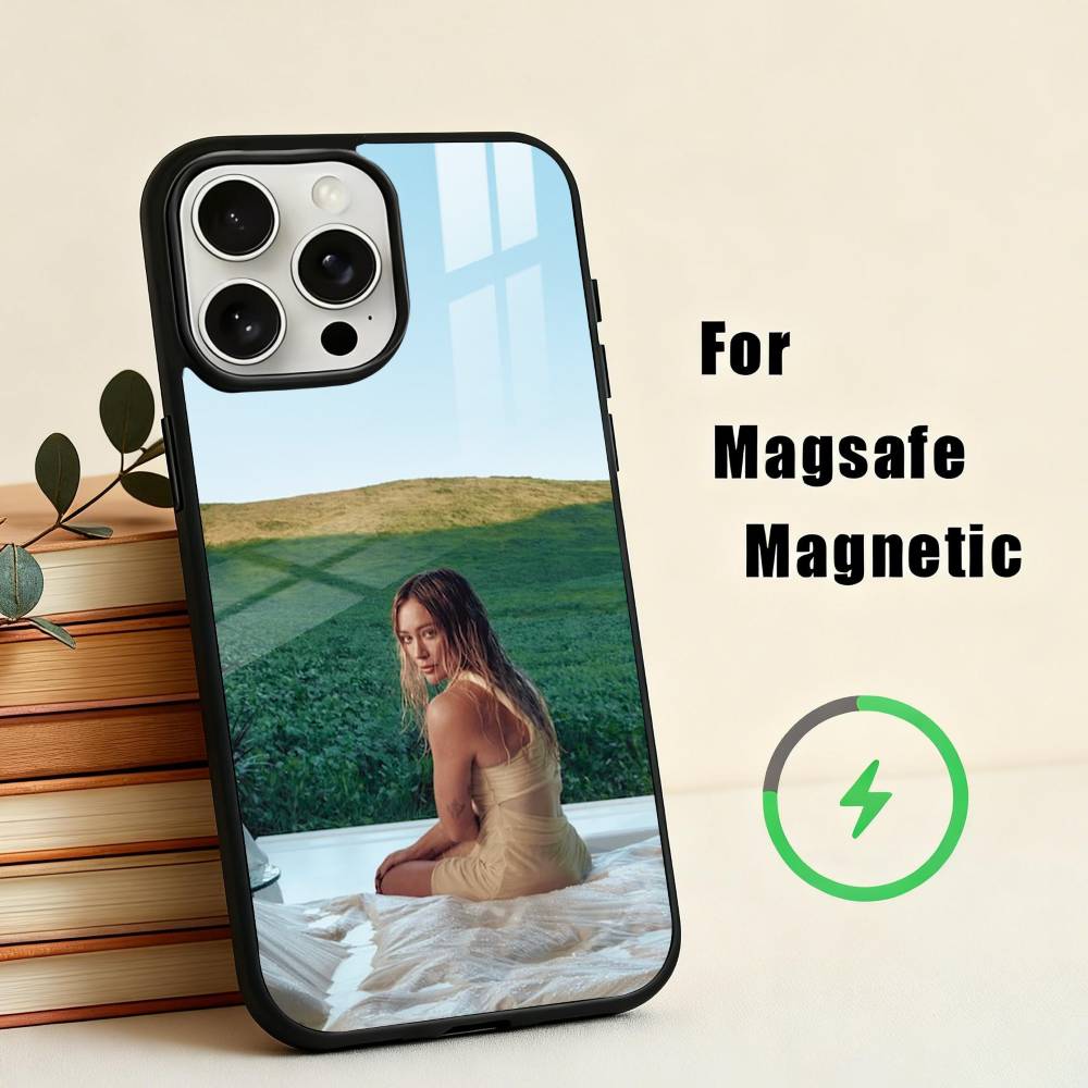 B-Breathe Out H-Hilary Ann D-Duff Phone Case For iPhone17,16,15,14,13,12,11 Plus,Pro Max Magnetic For Magsafe Wireless Charging