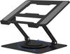 Laptop Stand Aluminum Alloy Rotation PC Stand Height and Angle Adjustable Foldable Computer Stand Tablet Stand Heat Dissipation Lightweight Computer