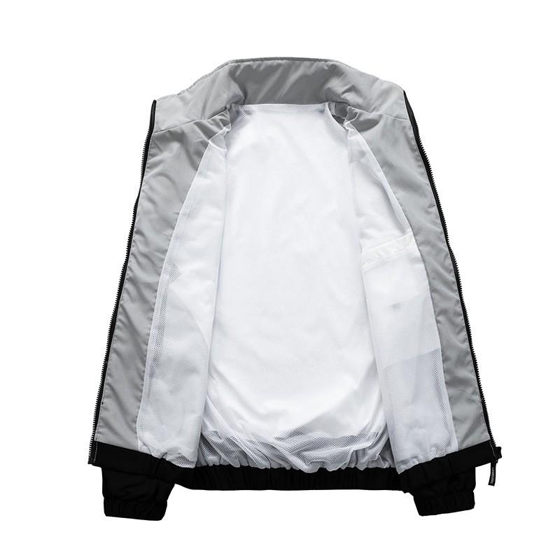 Men's Jacket, Sports And Casual Loose Jacket, Youth Color Blocked Top