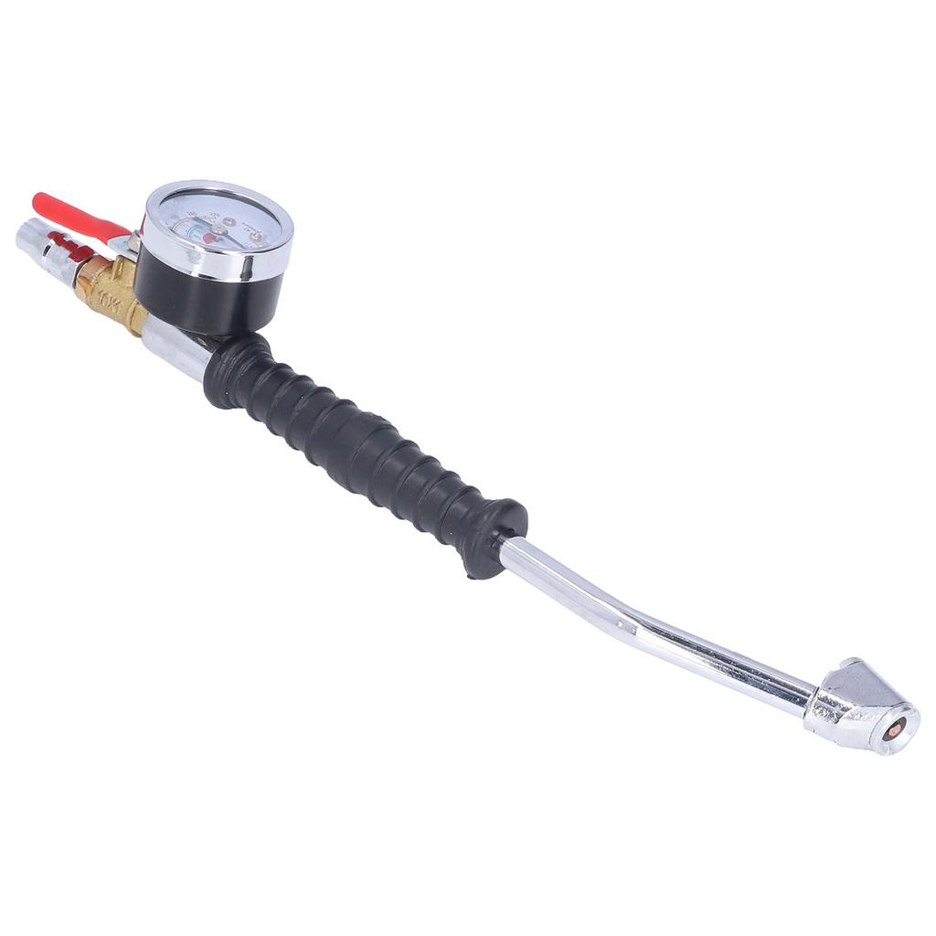 Tire Inflator with Pressure Gauge  Nozzle Accessory Replacement for Maintenance