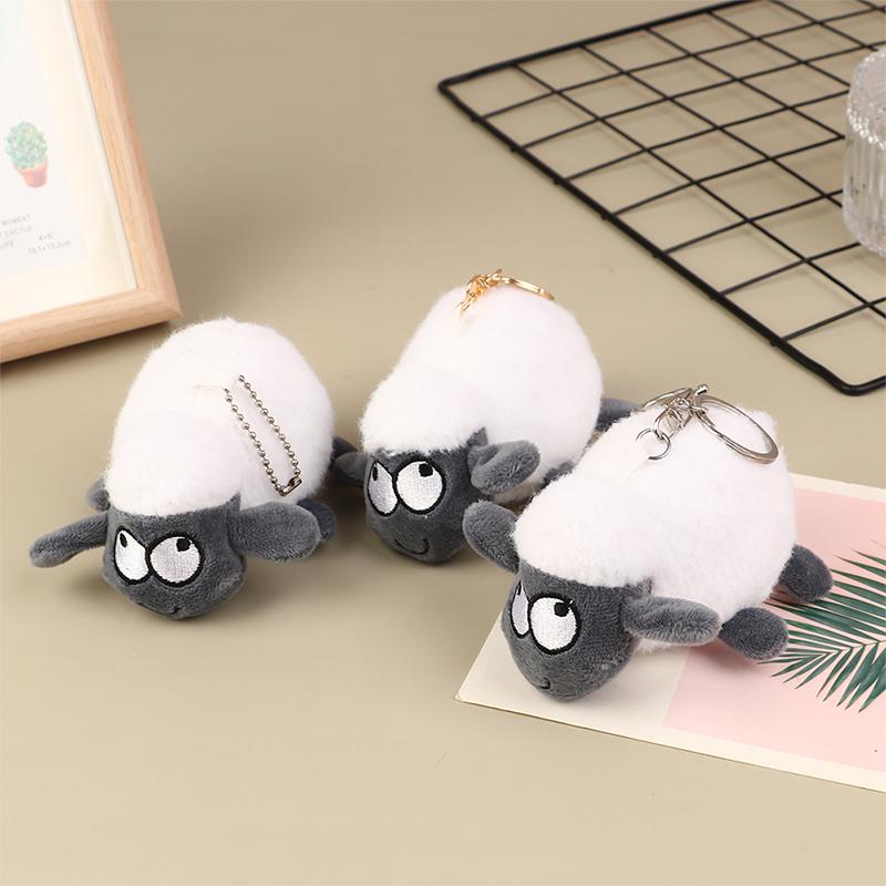 Sheep Cute Keychain Stuffed Plush Pendant Decoration Gifts For Kids Sheep Anime