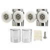 23mm Sliding Door Pulley Bathroom Closet Glass Door Hanging Swing Wheel Upper Lower Roller Kit