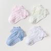 Baby Girl Socks Lovely Solid Color Breathable Princess Short Socks