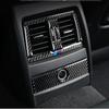 Carbon Fiber Auto Interior Rear Air Conditioning Outlet Trim Cover Sticker For BMW 3 Series F30 3GT F34 2013-19 Car
