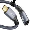 C-Удобный-Кабель-удлинитель USB 4K Кабель Тип-C Штекер на Розетку Удлинитель Ultra HD 20 Гбит/с 240 Вт Передача данных Быстрая HD Линия