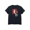 Girls Black Widow Brushed Cotton T-Shirt