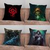 Игровой W-World Of W-Warcraft Наволочка Для Дома Спальни Машины Офиса Декор Гостиной Наволочка На Диван Подходящая