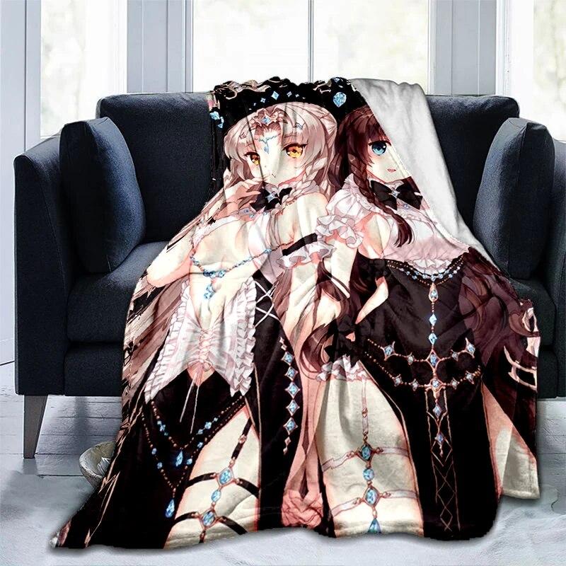 Hot Body Anime Sexy Girl Modern Blanket Flannel Soft Plush Sofa Bed Throwing Cartoon Blankets for Beds Gifts Dropshipping