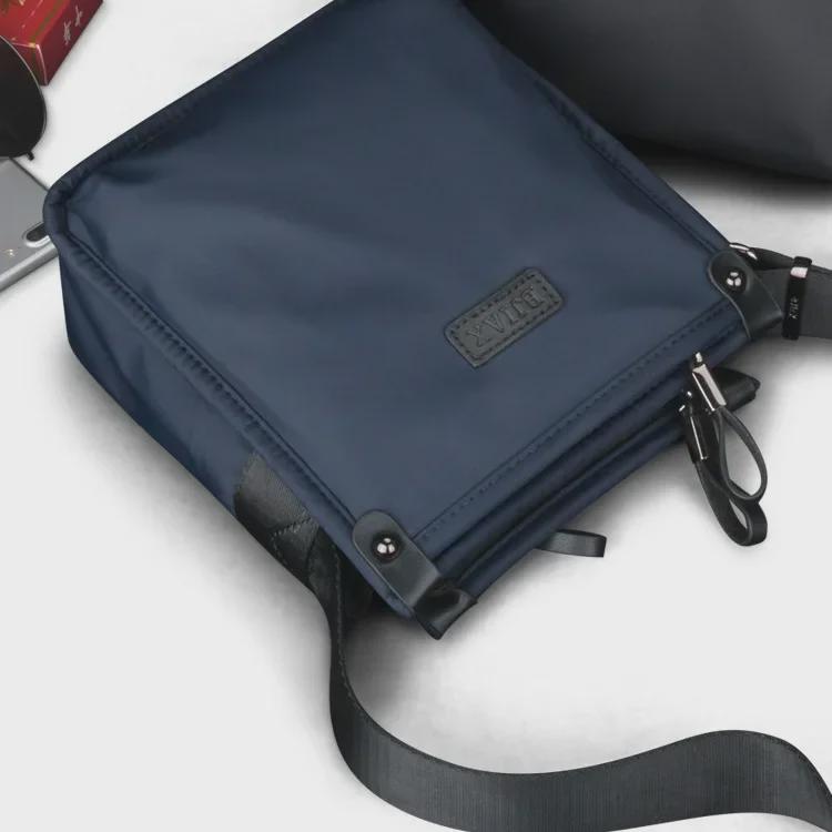 Baojiaxi Мужская водонепроницаемая сумка через плечо из ткани Оксфорд - повседневный рюкзак и сумка-мессенджер 