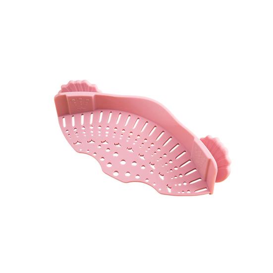 Силиконовый фильтр для кастрюль, регулируемый зажим для сушки кастрюль, мисок, мелкоячеистый кухонный фильтр, ручной инструмент для мытья фруктов, пасты, овощей, лапши