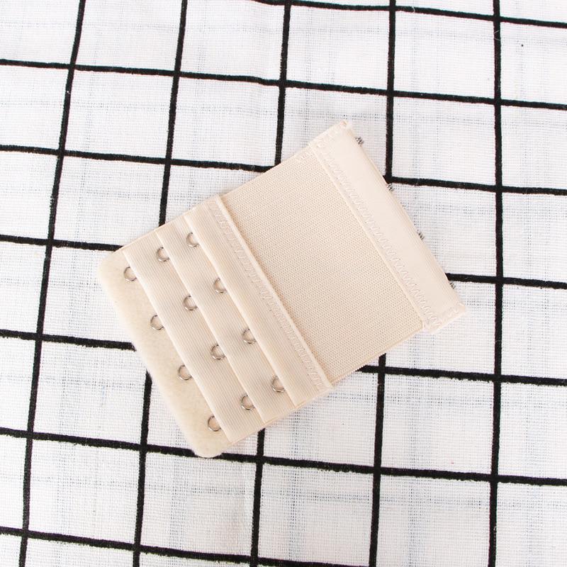 1PC Bra Extenders Strap Buckle Extension 3 Rows 4 Hooks Clasp Straps Bra Strap Extender Sewing Tool
