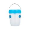 2Pcs Wasp Traps with Solar LED Light Auto ON/OFF Easy To Install Reusable Outdoor Hanging Fruit Fly Traps Insect Catchers