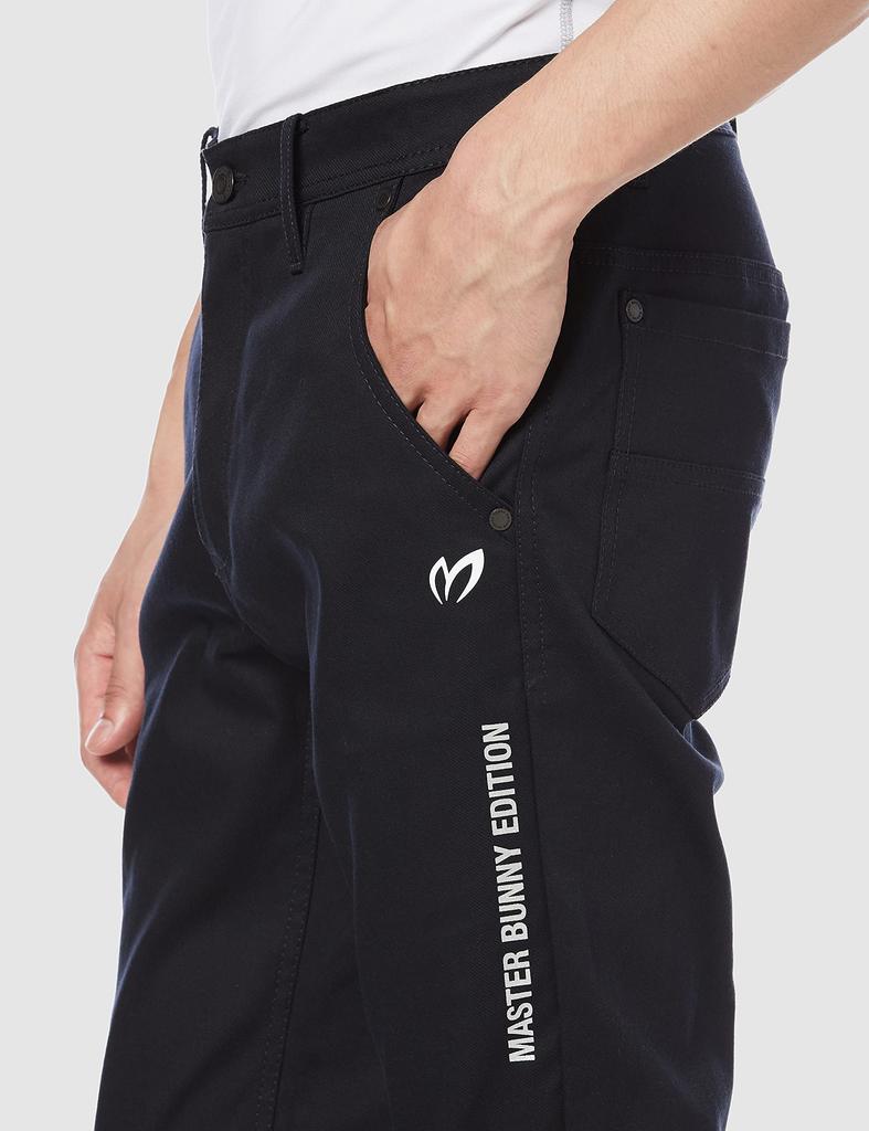 Длинные брюки MASTER Golf 5 [Master Bunny] Мужские [серия ATHLETIC] (тепловое хранение) / / 758-1231923 010_Черный [L]