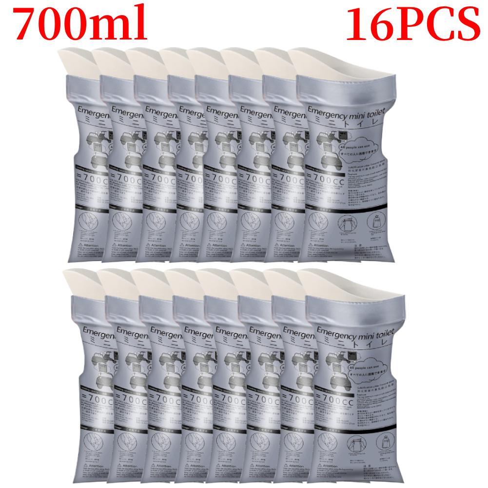 4-32 шт. Портативный аварийный пакет-писсуар для кемпинга на открытом воздухе, одноразовый дорожный пакет для рвоты, мобильный туалет для мужчин, женщин и детей