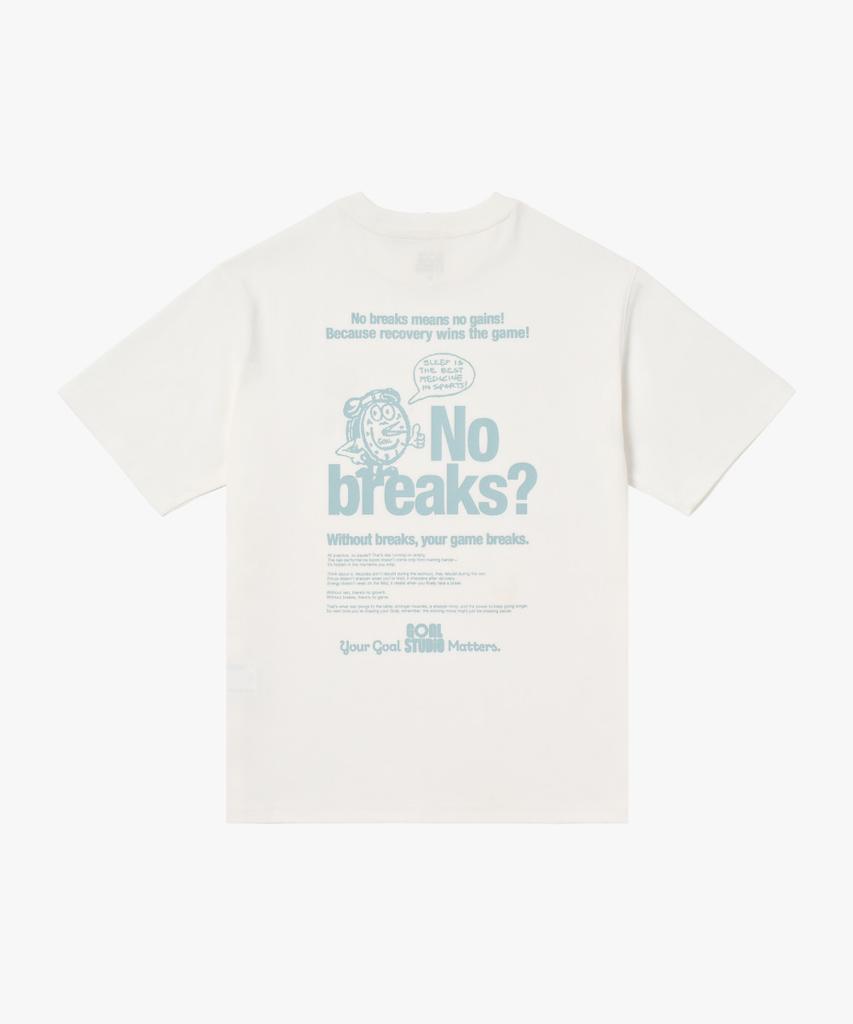 GOALSTUDIO футболка с сеткой Airmesh No Breaks Цвет Off White