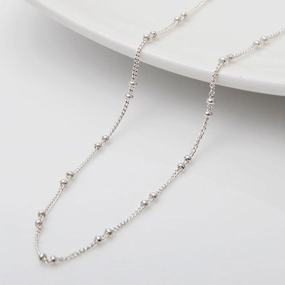 92.5 Silver Basic Freshwater Pearl Necklace (Choose 1 of 2)