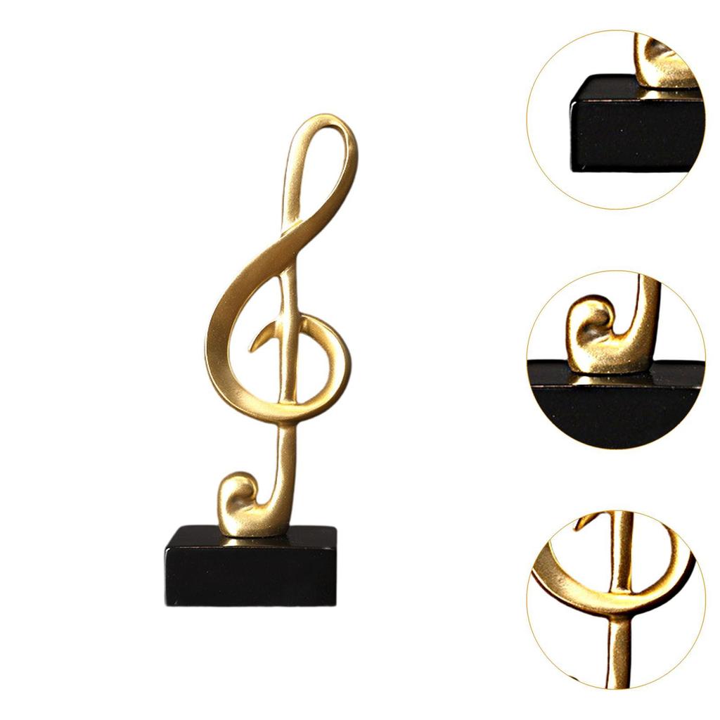 Music Note Sculpture Simple Table Centerpiece for Entrance Cabinet Bookshelf