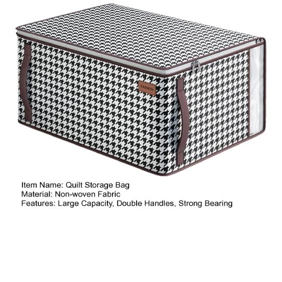 Сумка для одеял с видимым окном, хозяйственные принадлежности, легкий доступ, усиленная ручка, органайзер для одеял, удобный органайзер из нетканого материала