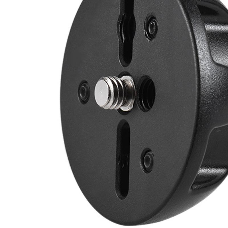 Bowl Adapter Aluminum 75mm Half Ball Flat to Bowl Adapter for Fluid Head Tripod DSLR Camera Converter Adapter Adjustable