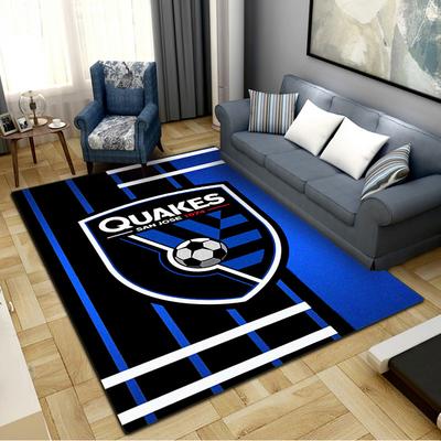 San Jose Earthquakes Carpet Rug for Living Room Bedroom Home Sofa Decoration, Kids Play Non-slip Floor Mat